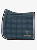PS of Sweden Set - Elite Edge Saddle Pad Dressage & Polos - Storm blue