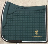 PS of Sweden Set - Elite Edge Saddle Pad Dressage & Polos - Storm blue