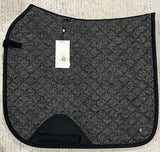 16C (Sixteen Cypress) Dressage Saddle Pad - Black Herringbone