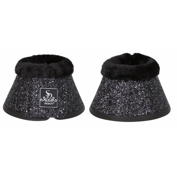 SD® Glitter bell boots - Black