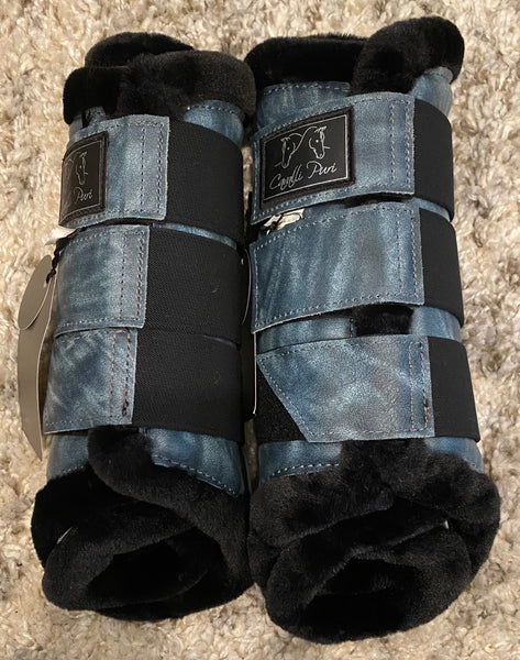 HKM Protection Boots Set - Armonia - Deep Blue