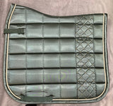 HKM Basil Dressage Saddle Pad - Deep Green