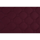 HKM Emma Dressage Saddle Pad - Bordeaux/Camel