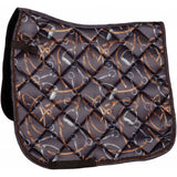 HKM Allure Dressage Saddle Pad - Dark Brown