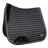 HKM Performance Set - Dressage Saddle Pad/Fleece Bandages - Black